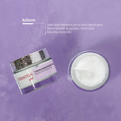 Dermoten 72 Hour Effective Intensive Moisturizing Skin Care Cream 50 ml