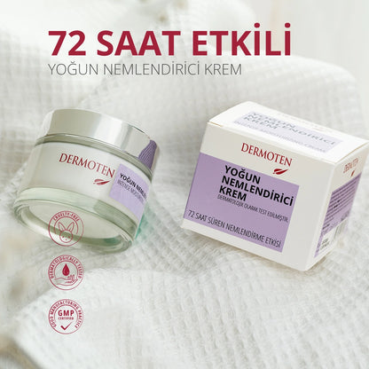 Dermoten 72 Hour Effective Intensive Moisturizing Skin Care Cream 50 ml