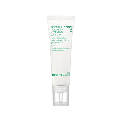 Innisfree Face Sun Serum with Green Tea and Hyaluronic Acid 50SPF 50 ml