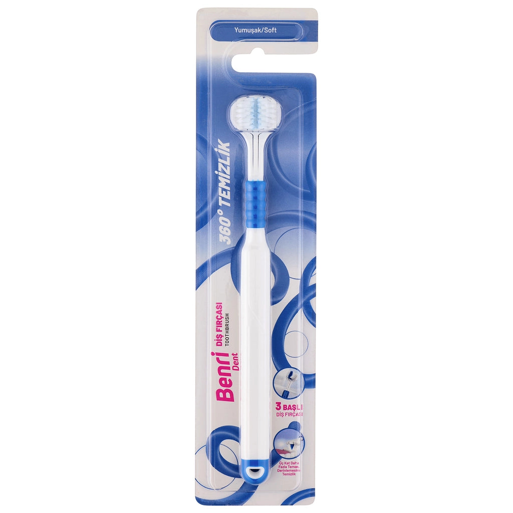 Benri Dent Complete Toothbrush Blue (Soft)