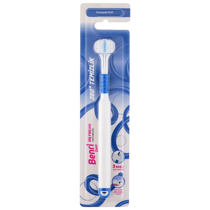 Benri Dent Complete Toothbrush Blue (Soft)