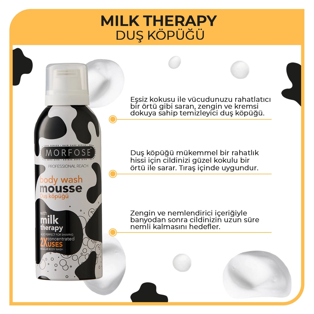 Morfose Milk Therapy Shower Foam 200 ml