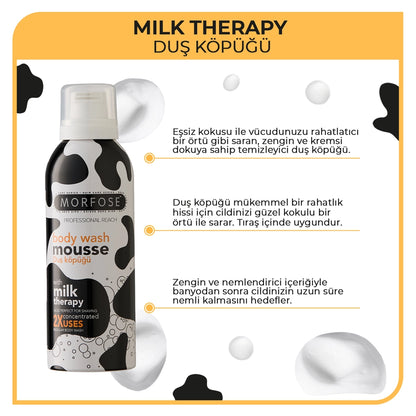 Morfose Milk Therapy Shower Foam 200 ml