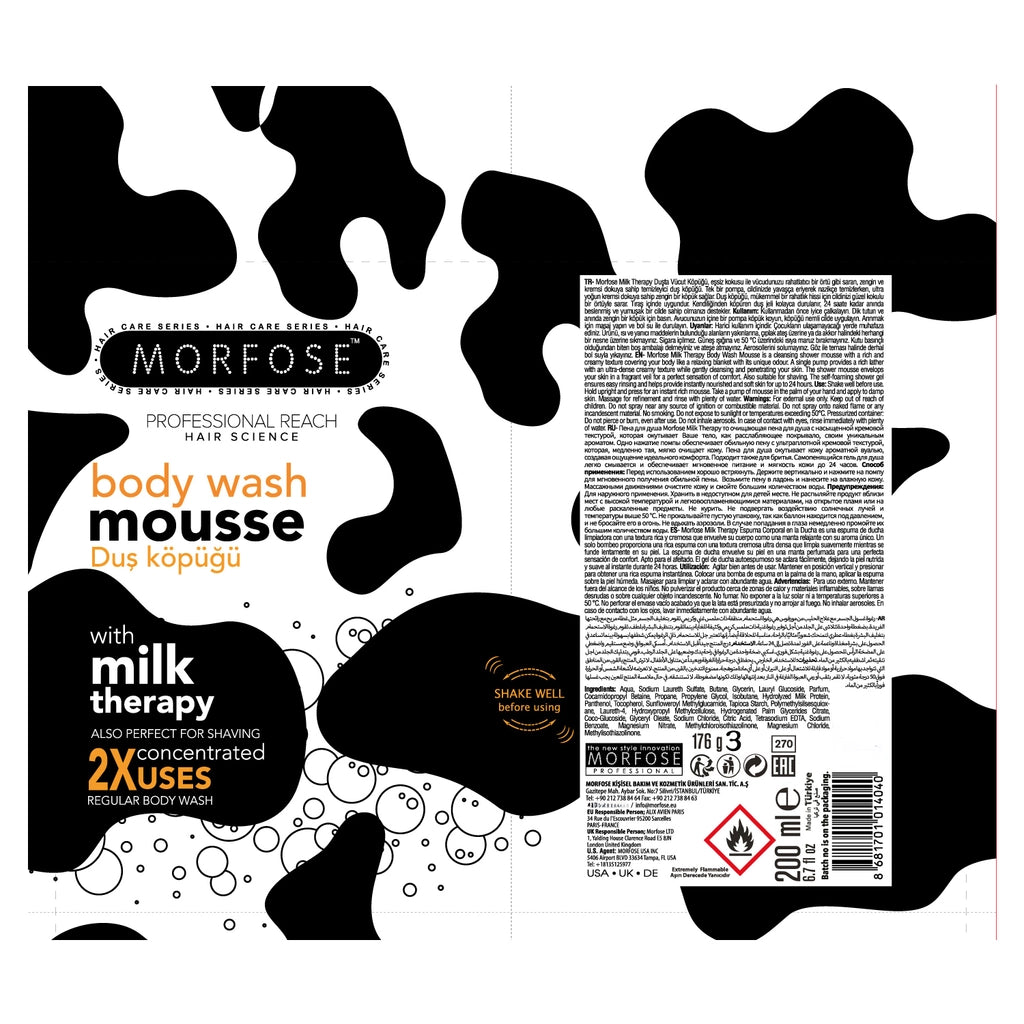 Morfose Milk Therapy Shower Foam 200 ml