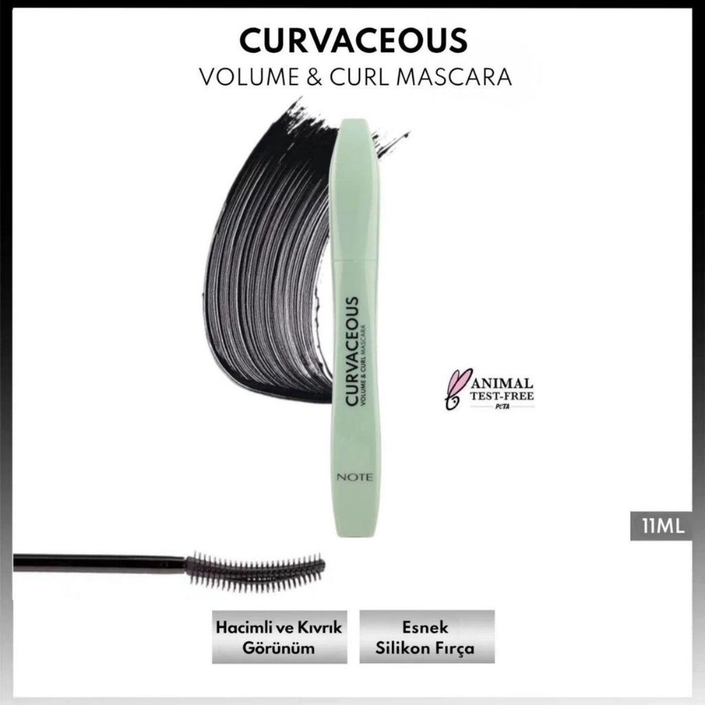 Note Curvaceous Volume and Curling Effect Mascara Black