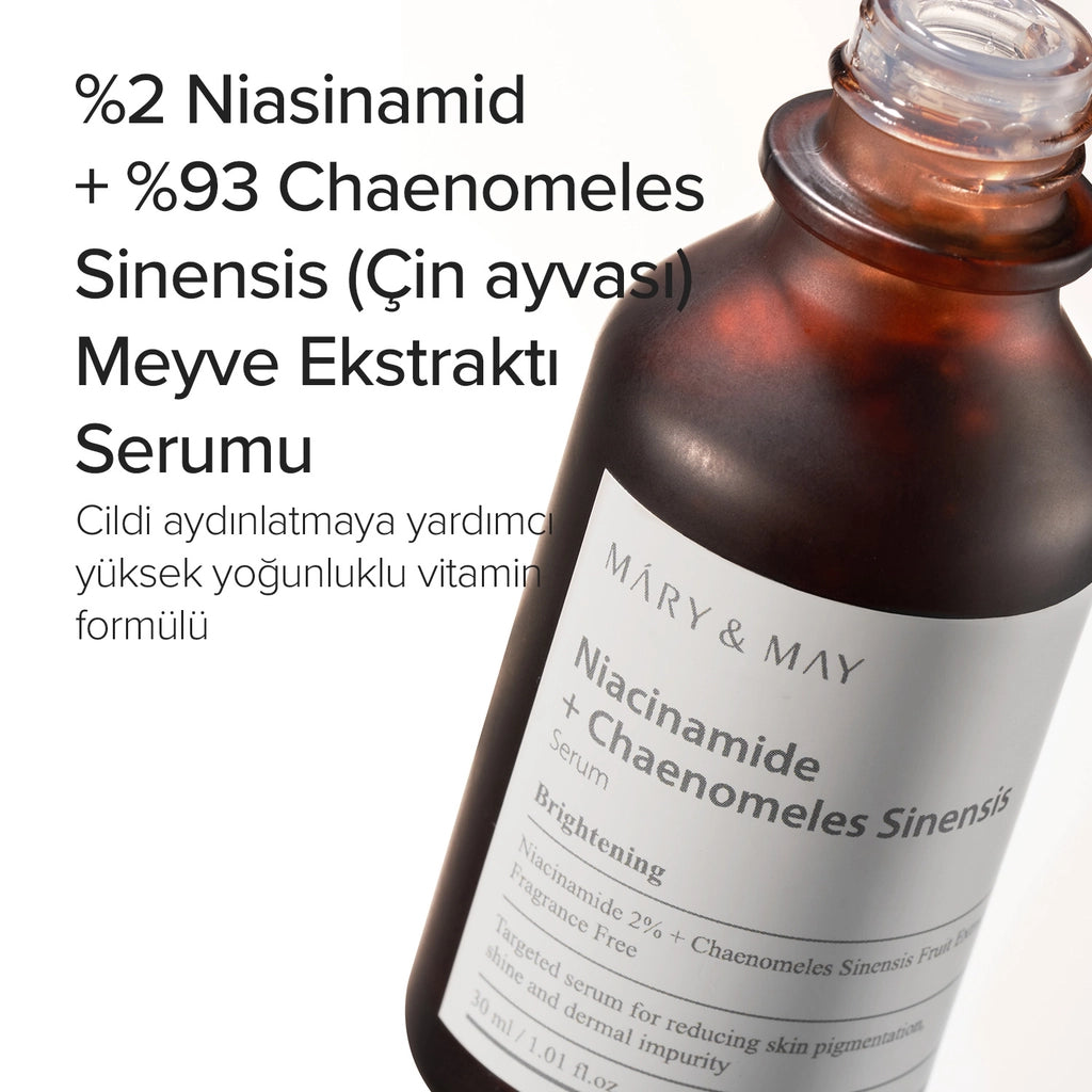 Mary &amp; May Face Serum with Niacinamide and Chaenomeles Sinensis 30 ml