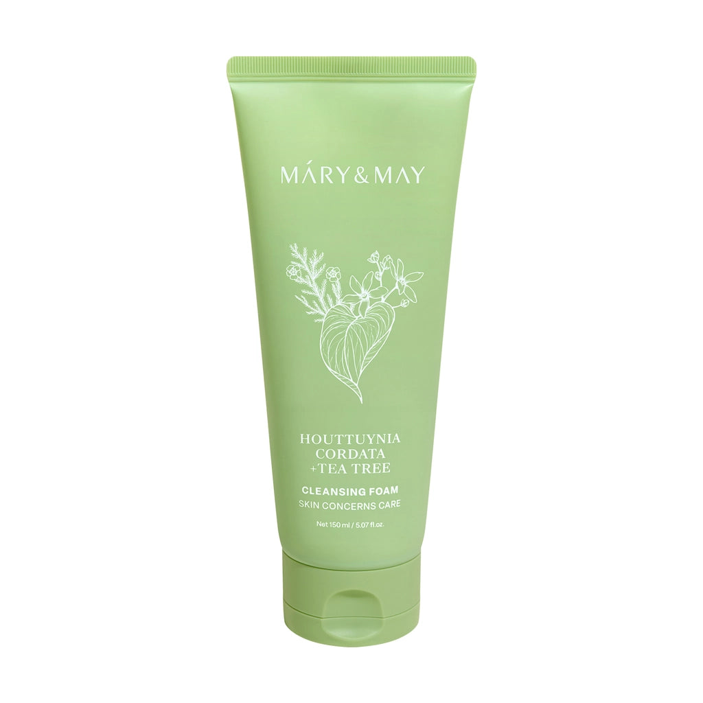 Mary &amp; May Facial Cleansing Foam with Houttuynia Cordata and Tea Tree 150 ml