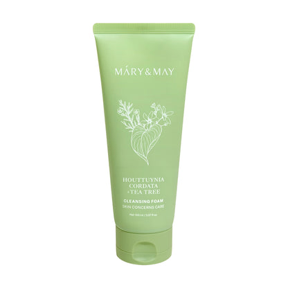 Mary &amp; May Facial Cleansing Foam with Houttuynia Cordata and Tea Tree 150 ml