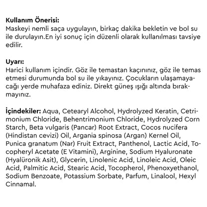 Otacı Botanics Moisturizing &amp; Revitalizing Herbal Hair Care Mask 200 ml