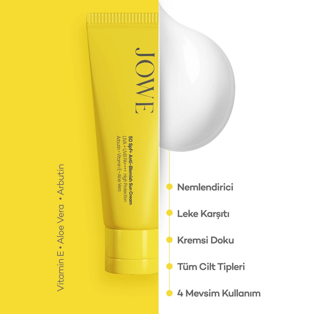 Jowe Anti-Blemish High Protection 50+SPF Sun Cream 50 ml