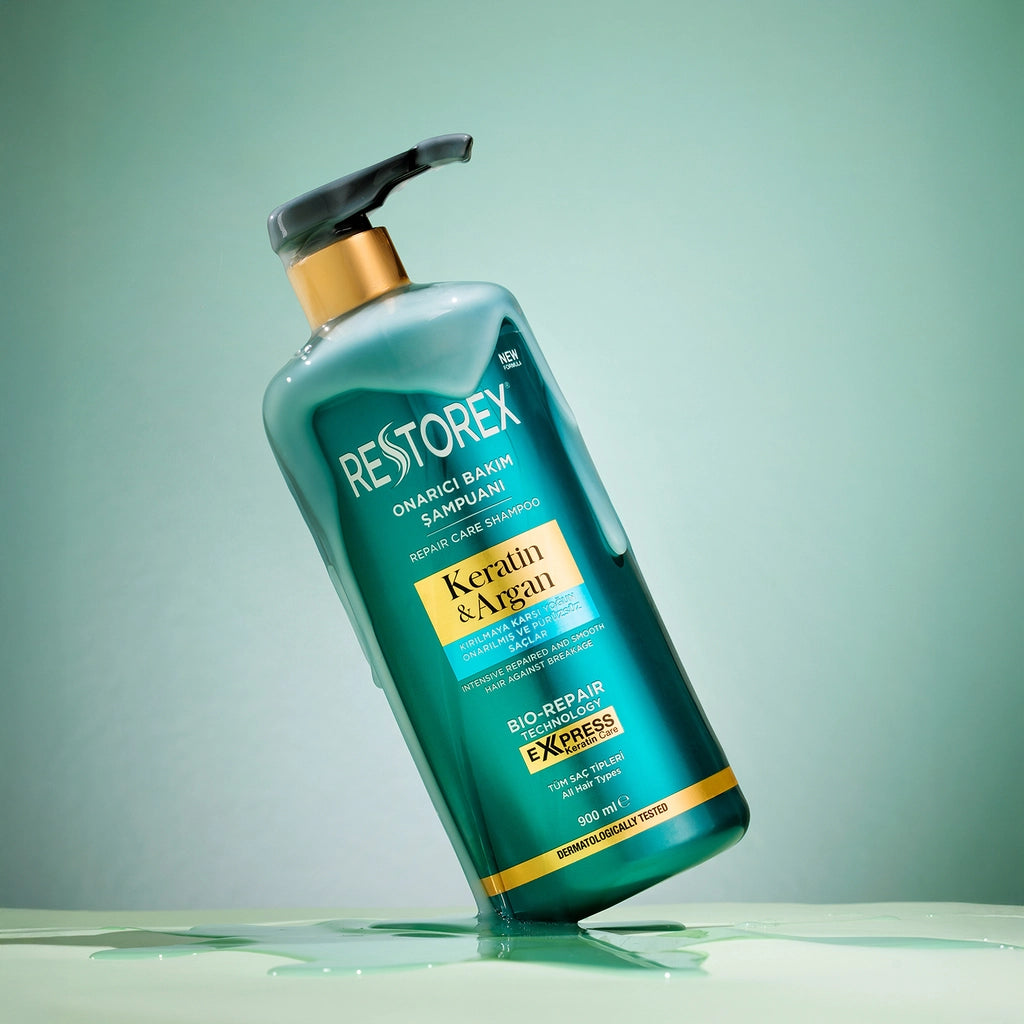 Restorex Keratin &amp; Argan Repair Hair Care Shampoo 900 ml