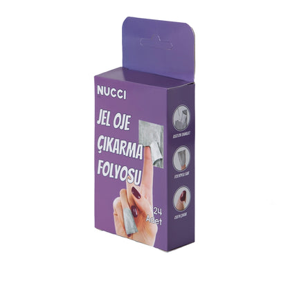 Nucci Gel Nail Removal Paper