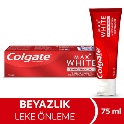 Colgate Max White Permanent Whiteness Whitening Toothpaste 75 ml
