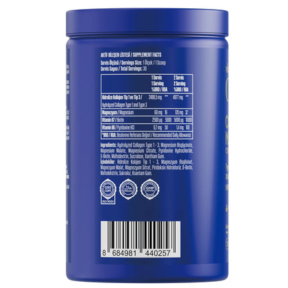 Vita Ceel Collagen Type I–III &amp; Magnesium Complex Food Supplement 30 Tablets