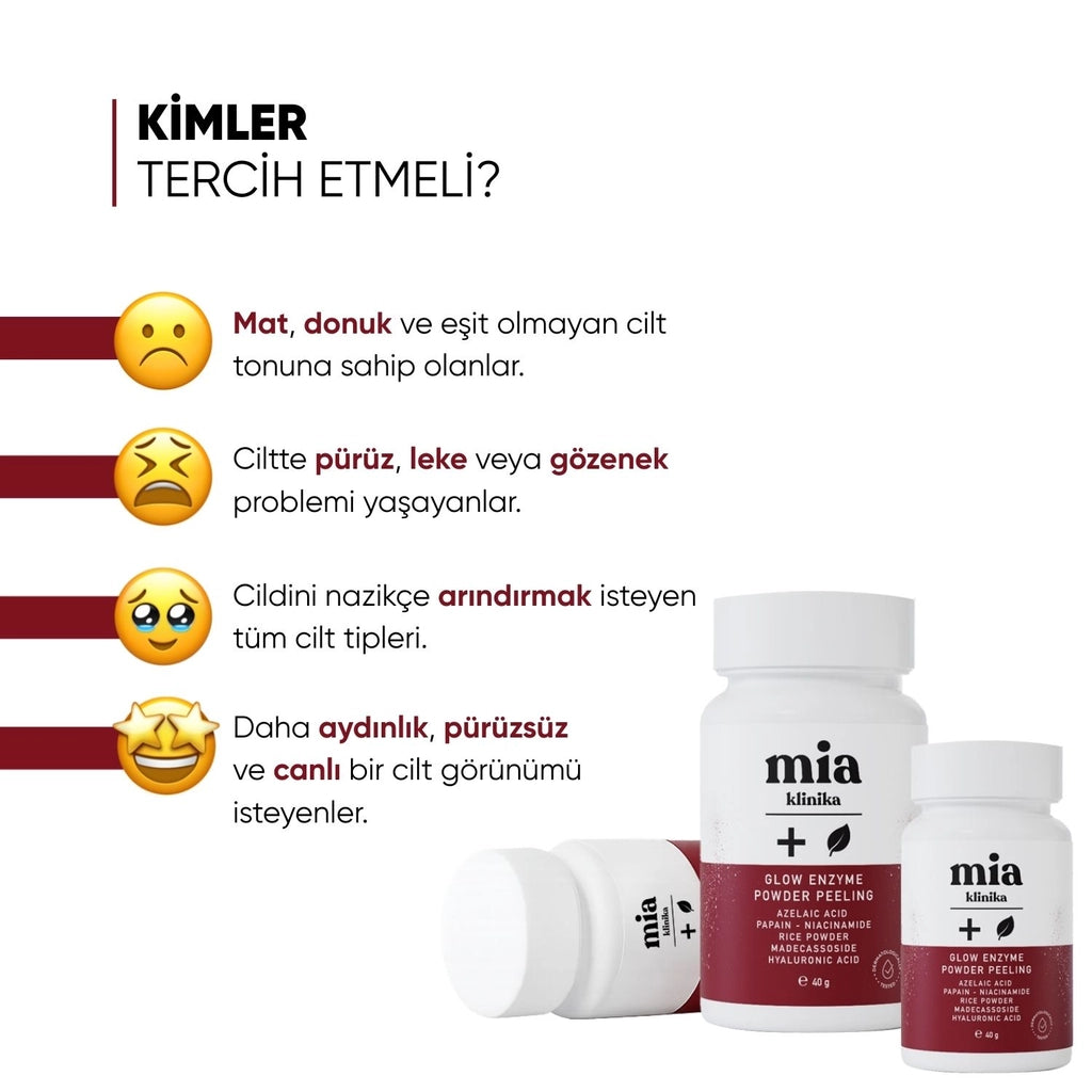 Mia Klinika Purifying &amp; Brightening Powder Enzyme Peeling 40 gr