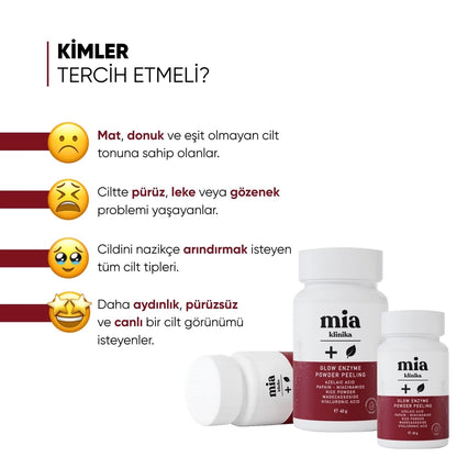 Mia Klinika Purifying &amp; Brightening Powder Enzyme Peeling 40 gr