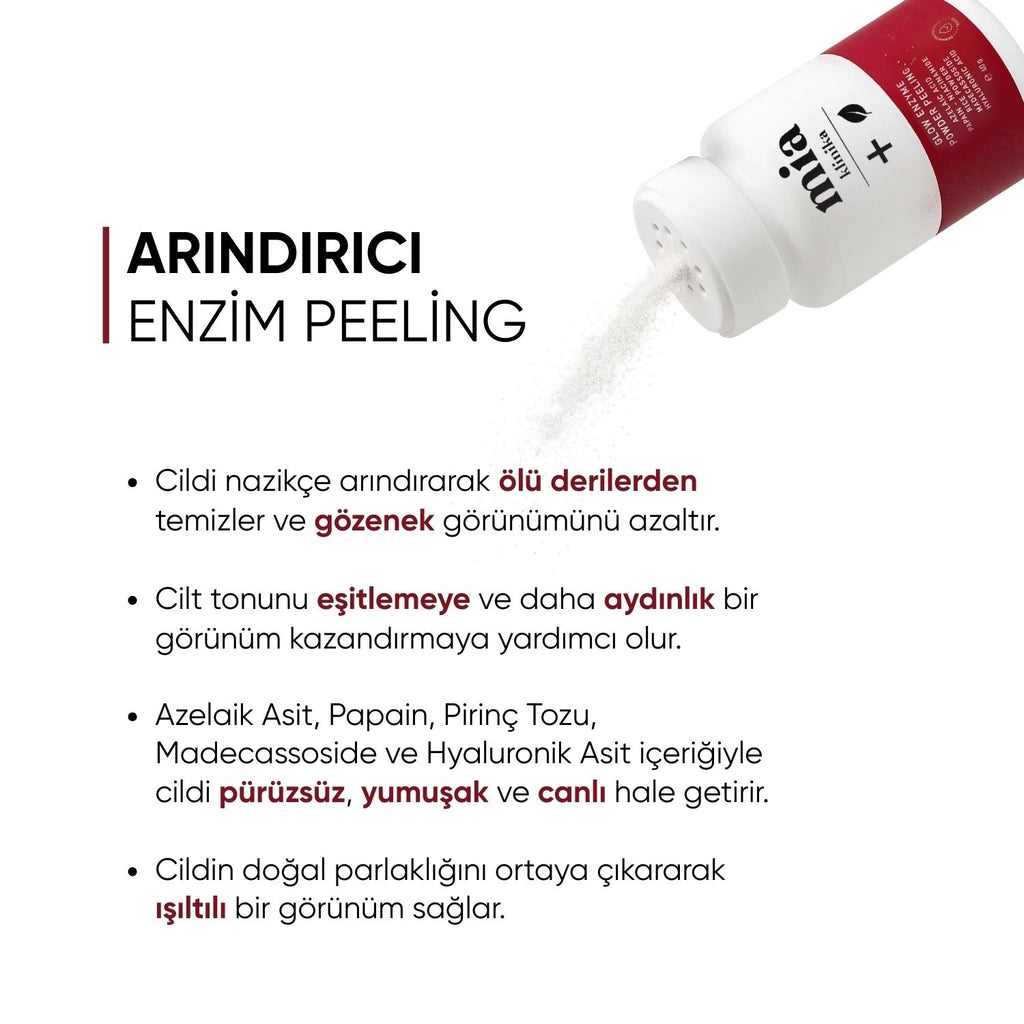 Mia Klinika Purifying &amp; Brightening Powder Enzyme Peeling 40 gr