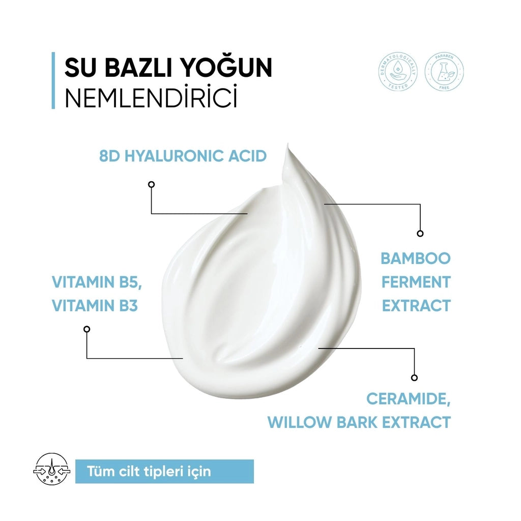 Mia Klinika 72 Hour Effective Water Based Intensive Moisturizing Cream 50 ml