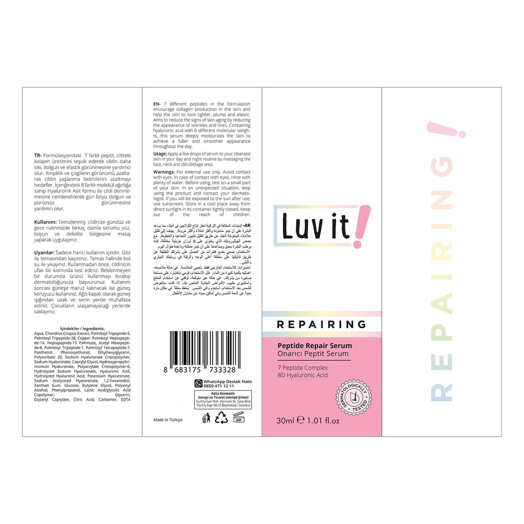 Luv it! Repair Peptide Serum 30 ml