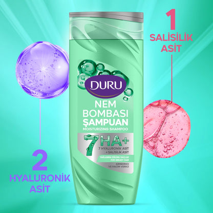 Duru Moisture Bomb Purifying and Volumizing Shampoo 400 ml