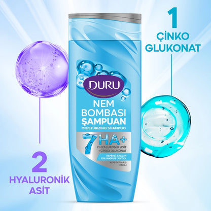 Duru Moisture Bomb Anti-Dandruff Shampoo 400 ml