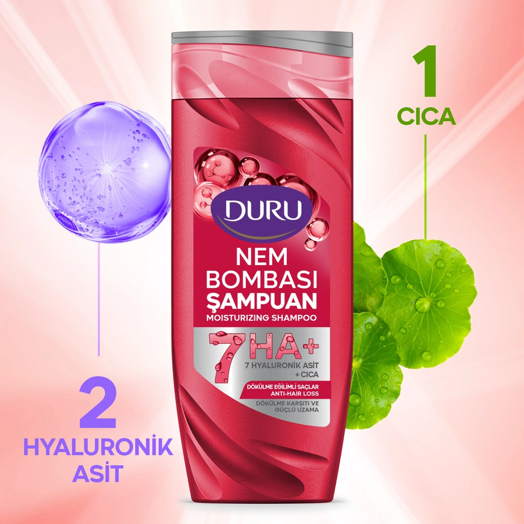 Duru Moisture Bomb Anti-Hair Shampoo 400 ml