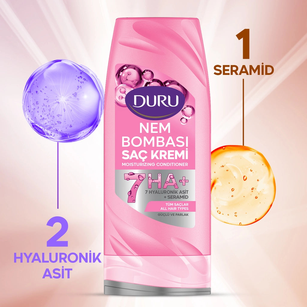 Duru Moisture Bomb Strong &amp; Shiny Conditioner 385 ml