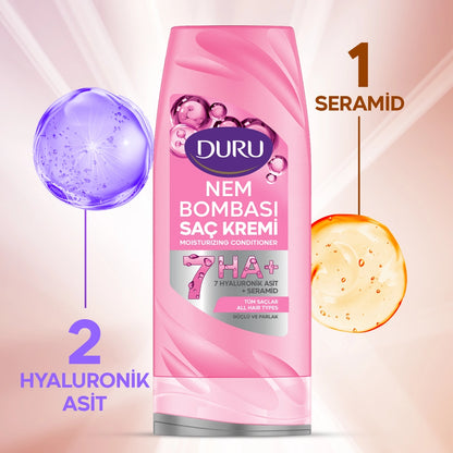 Duru Moisture Bomb Strong &amp; Shiny Conditioner 385 ml