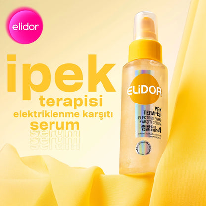 Elidor Silk Therapy Anti-Frizz Hair Care Serum 80 ml