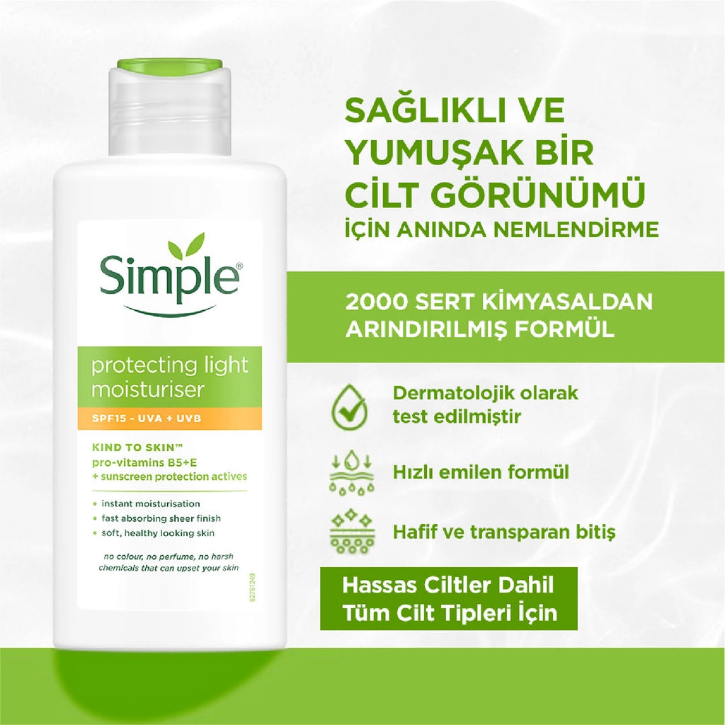 Simple Sunscreen SPF15 Moisturizing Cream 125 ml