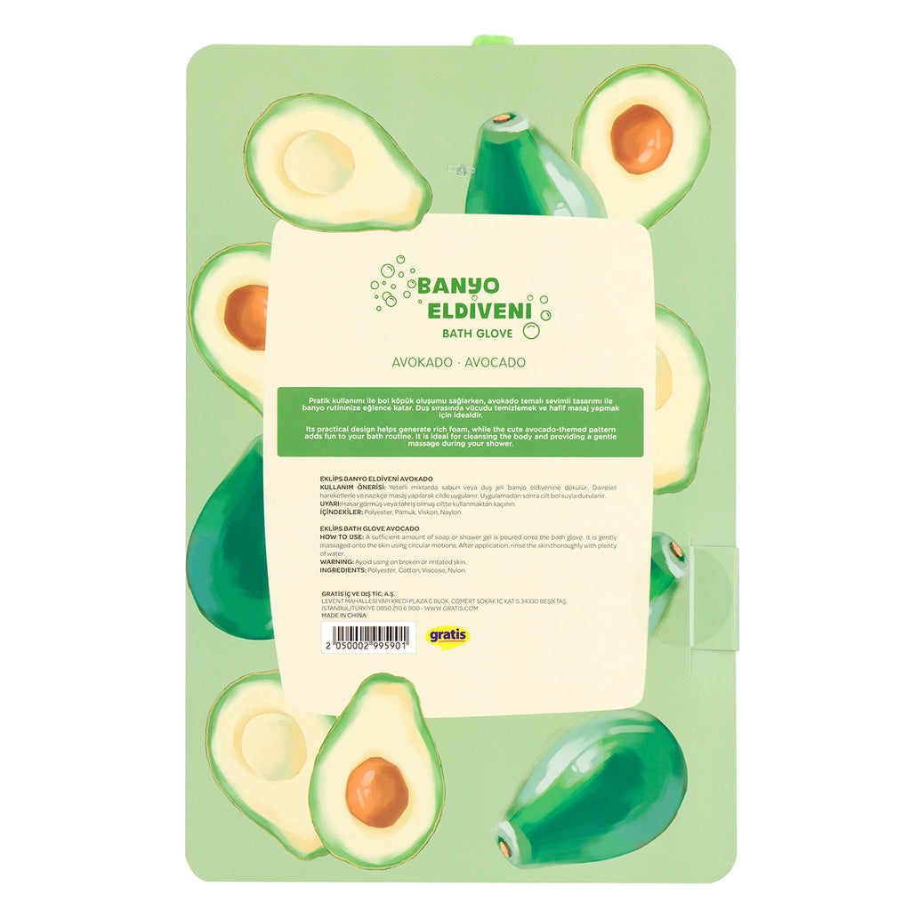 Eklips Bath Mitt Avocado