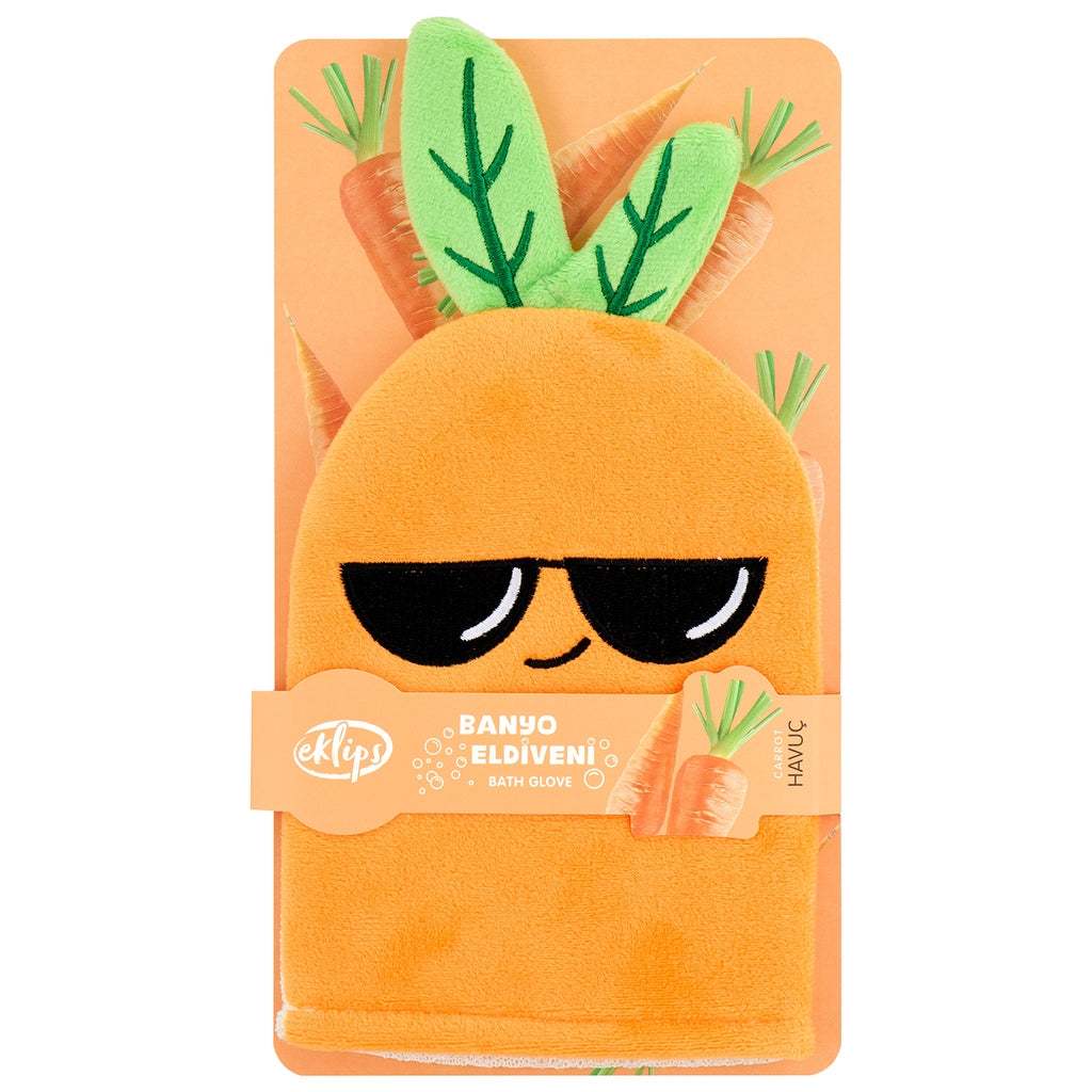Eklips Bath Mitt Carrot