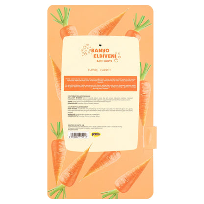 Eklips Bath Mitt Carrot