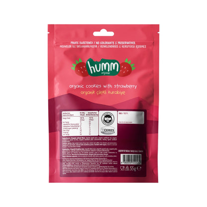 Humm Organic Organic Vegan Strawberry Shortcake 55 gr