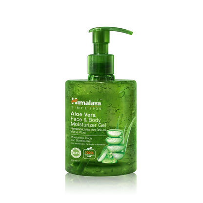 Himalaya Moisturizing Aloe Vera Extract Face and Body Gel 500 ml
