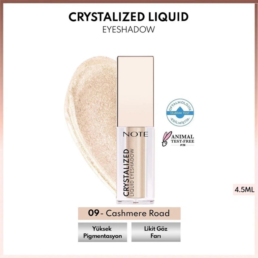 Note Crystalized Liquid Eyeshadow Eye Shadow 02 Miracle Light