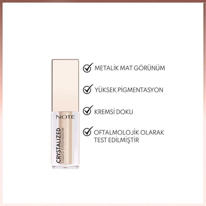 Note Crystalized Liquid Eyeshadow Eye Shadow 09 Cashmere Road