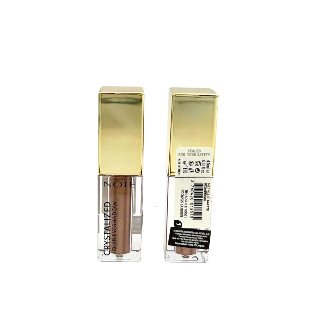 Note Crystalized Liquid Eyeshadow Eyeshadow 10 Sand Whisper