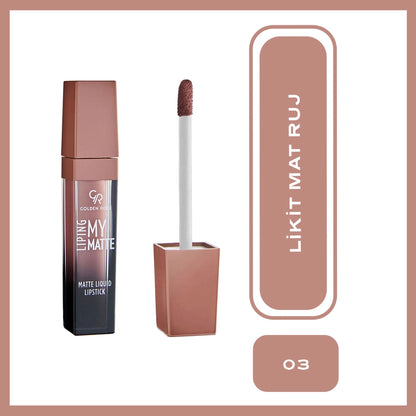Golden Rose My Matte Liping Matte Liquid Lipstick No:03