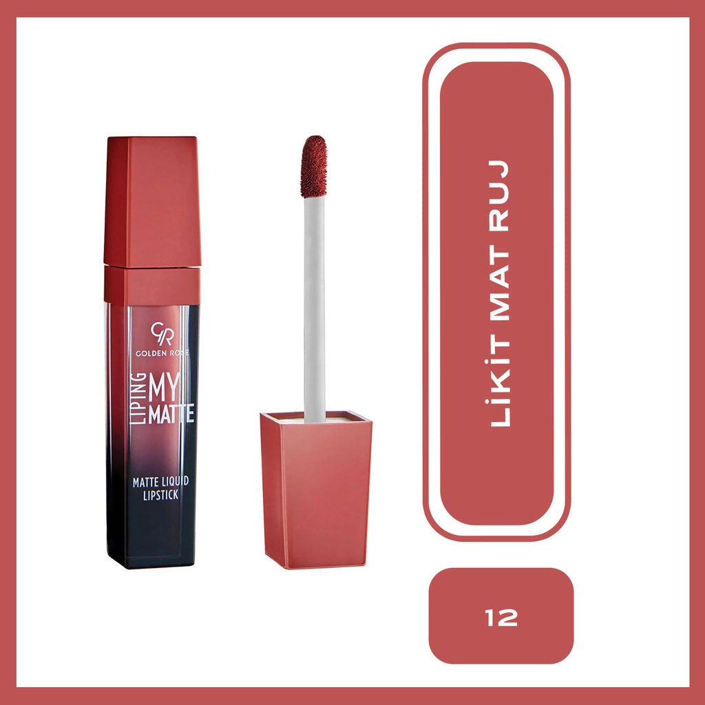 Golden Rose My Matte Liping Matte Liquid Lipstick No:13