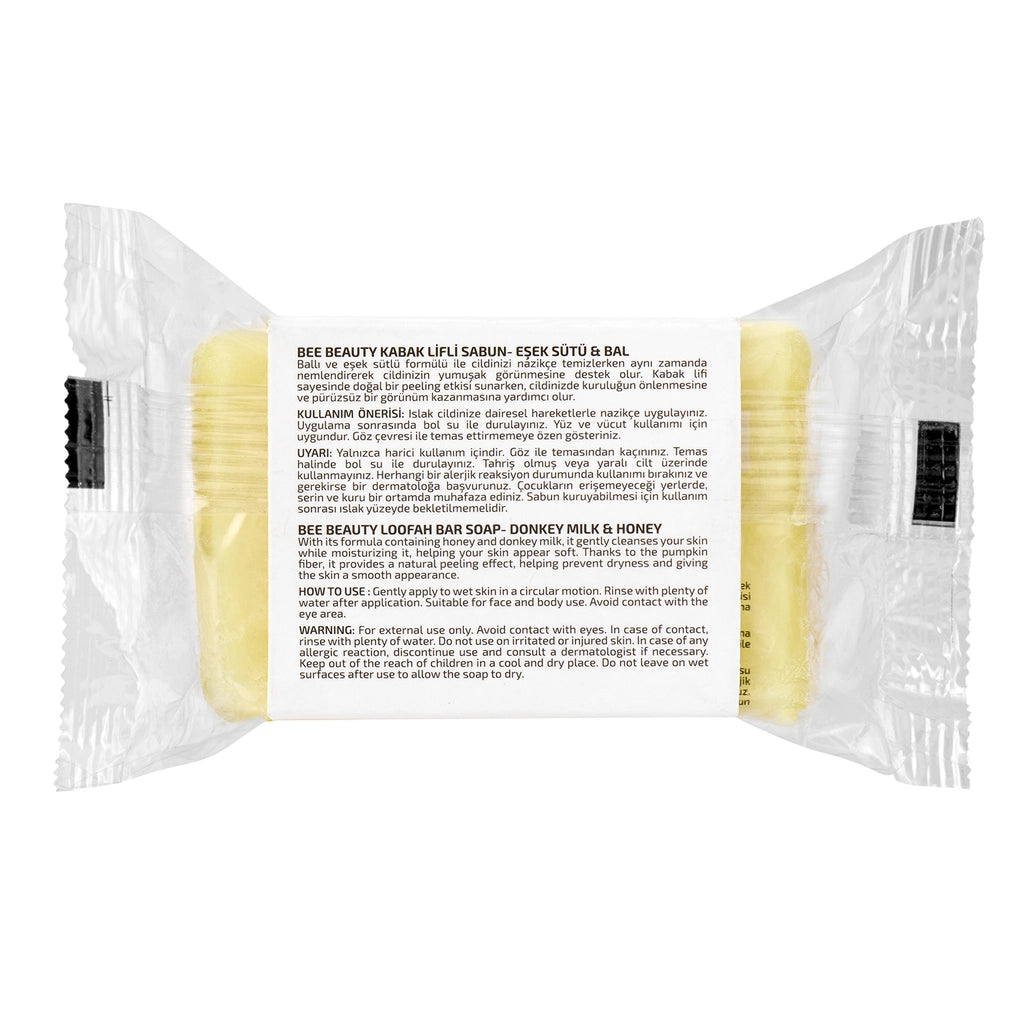 Bee Beauty Pumpkin Fiber Soap Donkey Milk &amp; Honey 100 gr