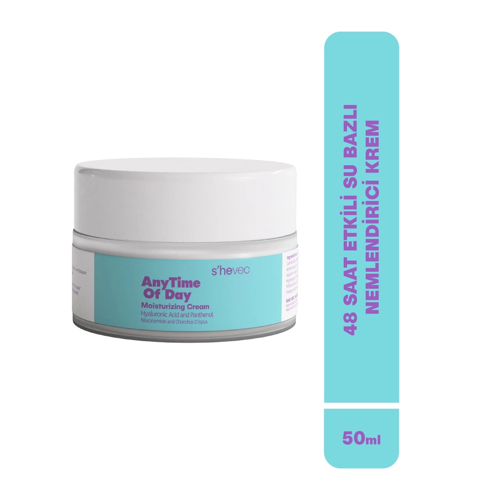 She Vec Any Time Of Day 48 Hours Effective Water Based Moisturizing Face Cream 50 ml