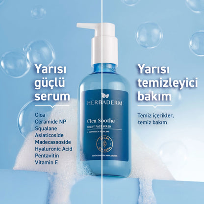 Herbaderm Cica Soothe Milky Facial Cleansing Gel 250 ml