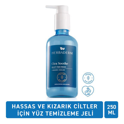 Herbaderm Cica Soothe Milky Facial Cleansing Gel 250 ml