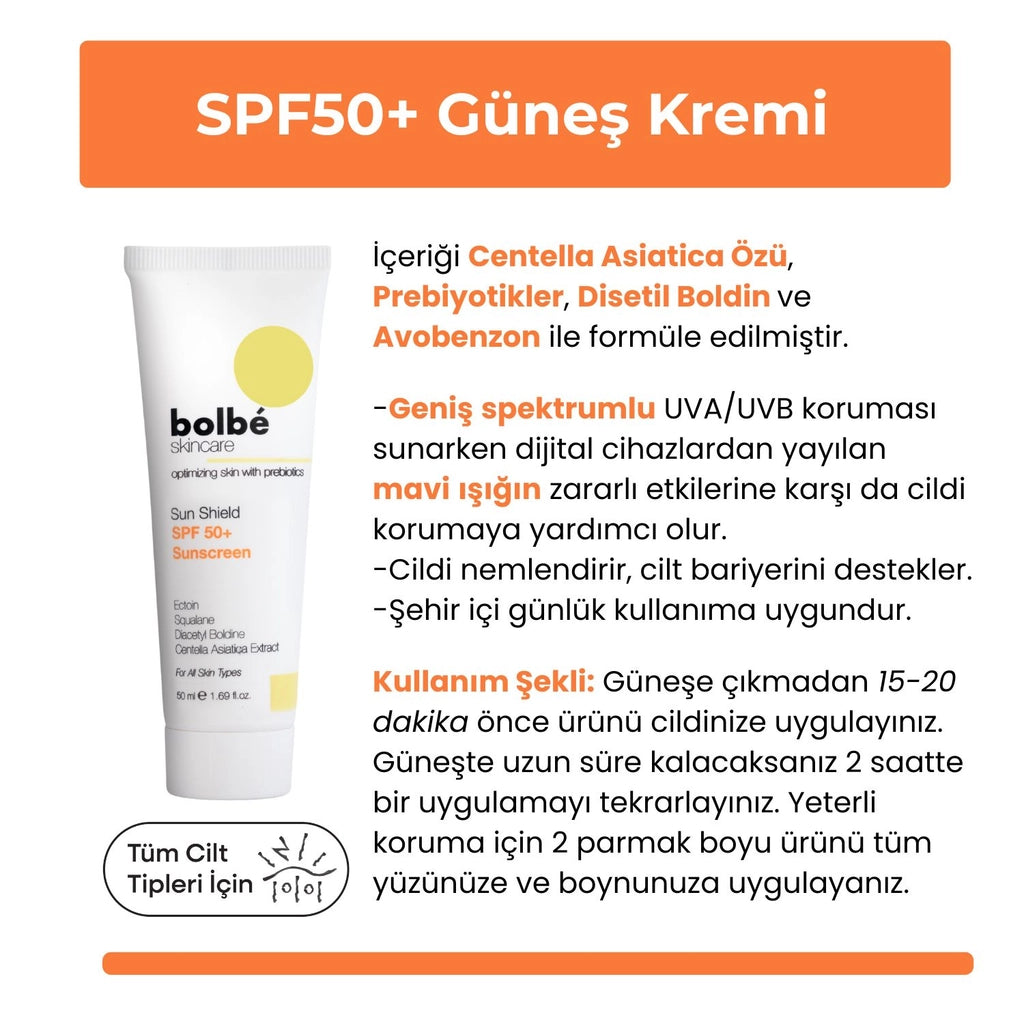 Bolbe SPF+50 High Protection Anti-Blemish Daily Sun Cream 50 ml
