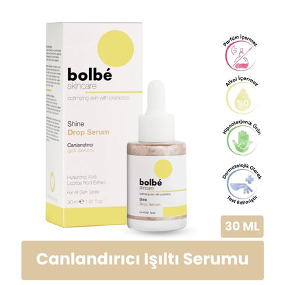 Bolbe Shine Drop Brightening, Anti-Blemish, Radiant Face Serum Containing Niacinamide 30 ml