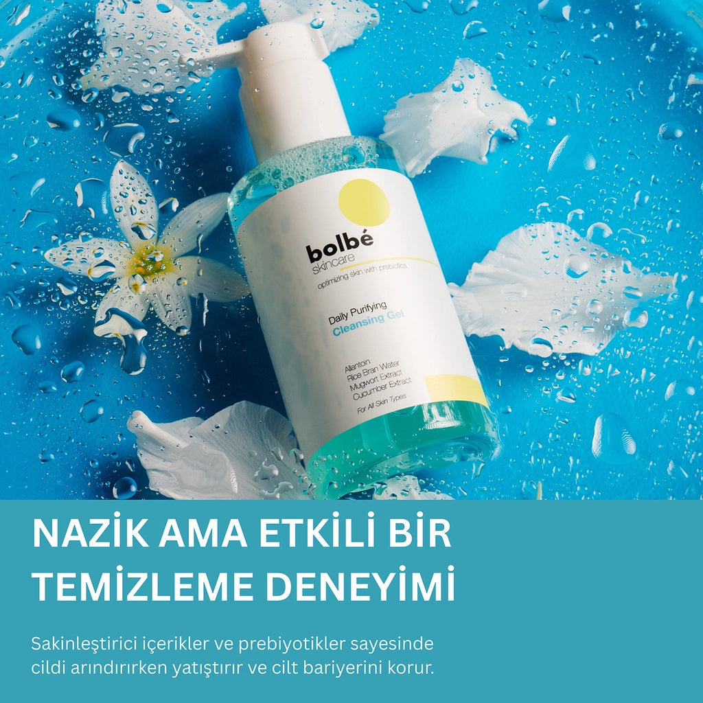 Bolbe Rice Extract, Purifying, Brightening, Daily Facial Cleansing Gel 200 ml