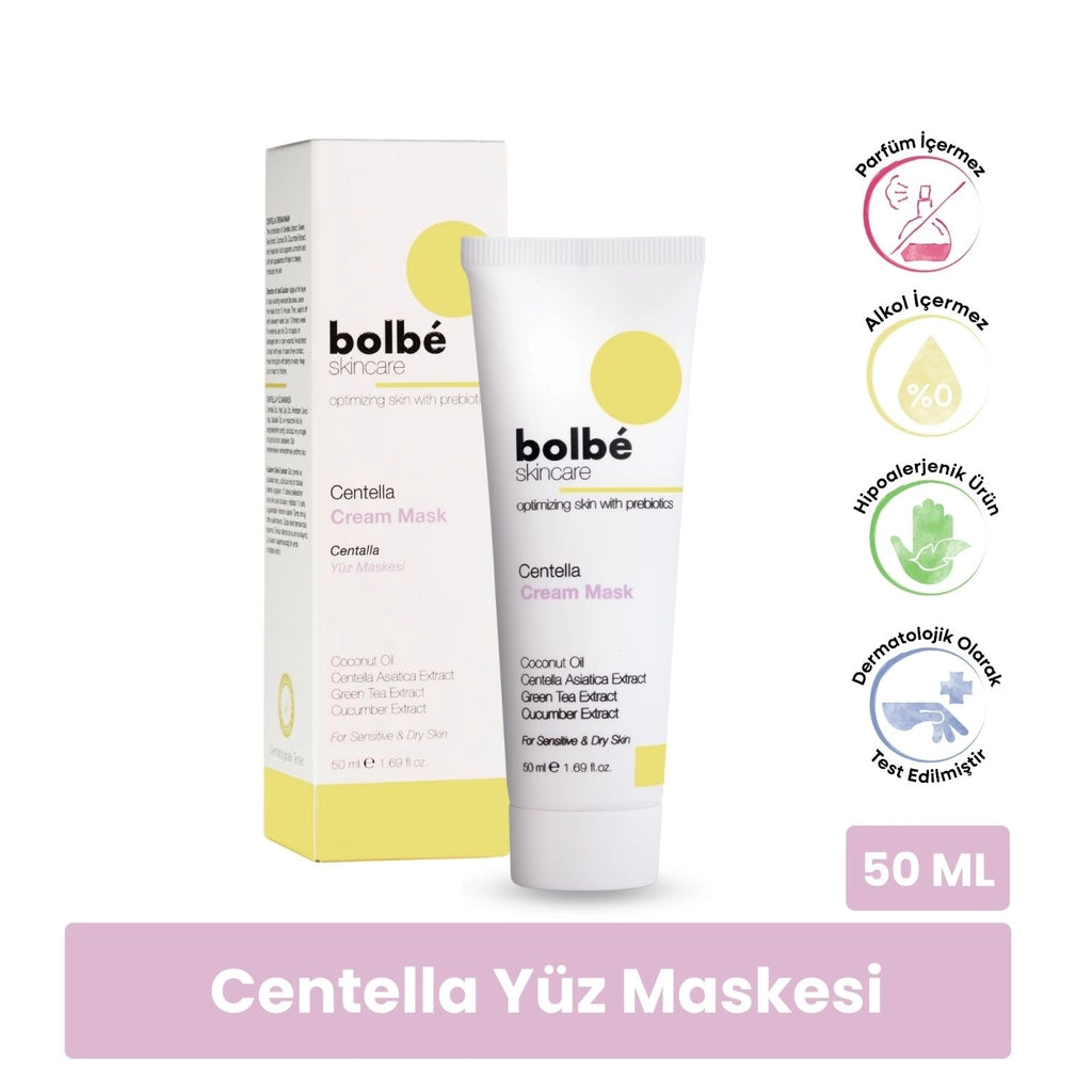 Bolbe Soothing, Barrier Supporting Moisture Face Mask for Sensitive Skin 50 ml