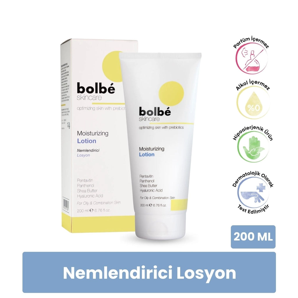 Bolbe 24 Hour Effective Moisturizing Face and Body Lotion 200 ml