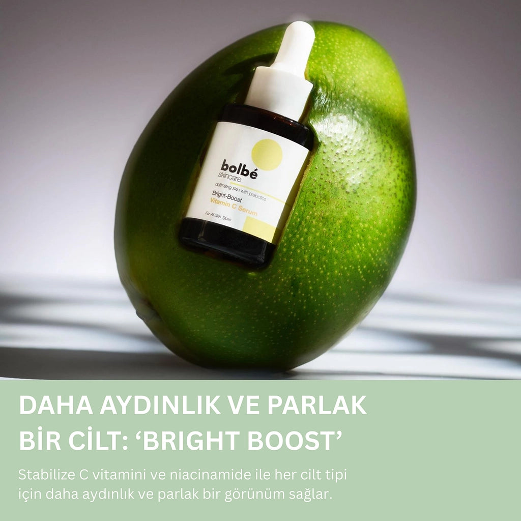 Bolbe Brightening, Skin Tone Equalizing, Blemish and Anti-Wrinkle 6% Vitamin C Face Serum 30 ml